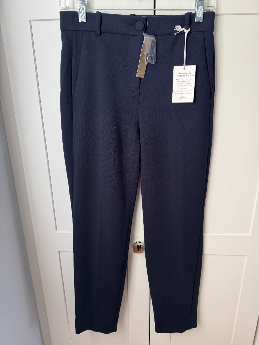 Perfecting Pockets Navy Slacks